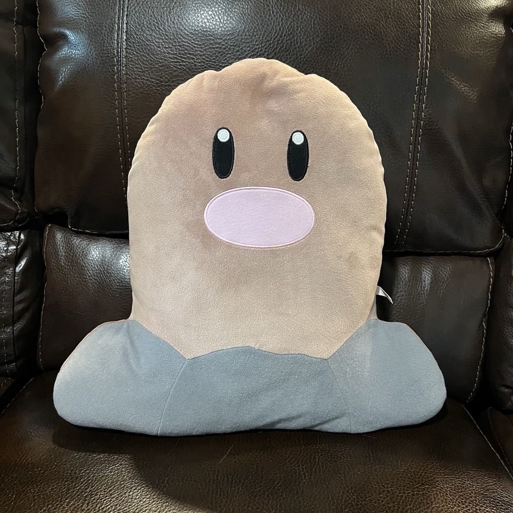 Banpresto Pokémon 14" Diglet Plush Toy Pillow Japan Prize Toy Rare